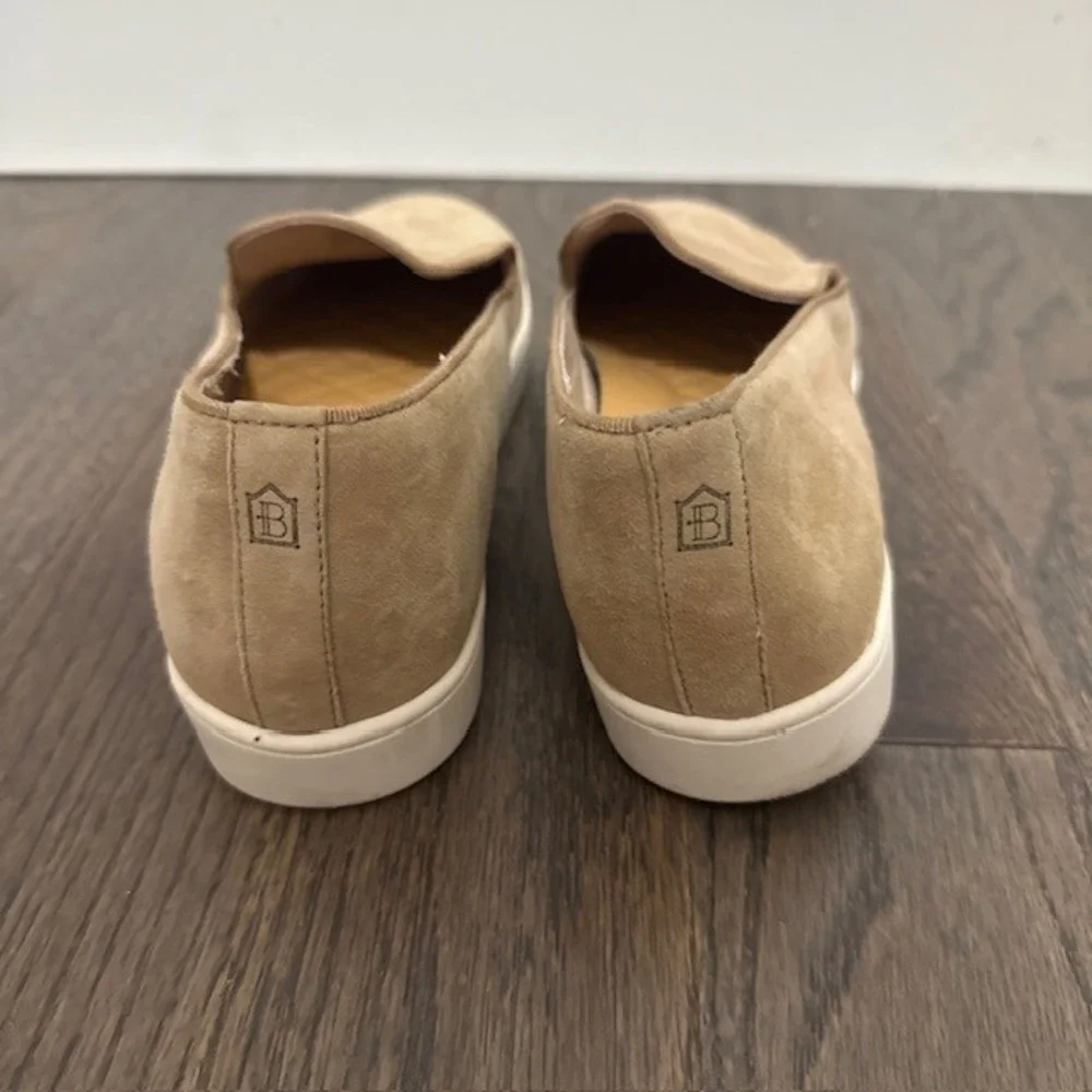 Birdies Swift Tan Suede Slip On Sneakers Shoes Womens Size 8 Neutral Comfort